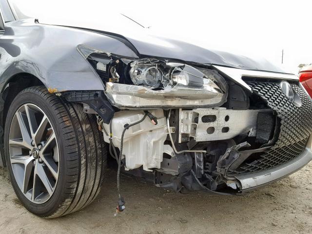 JTHKD5BH2E2175308 - 2014 LEXUS CT 200 CHARCOAL photo 9