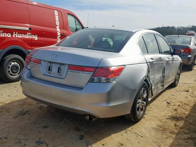 1HGCP2F40CA183575 - 2012 HONDA ACCORD LXP SILVER photo 4