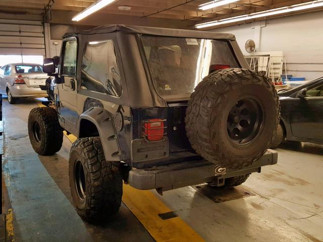 1J4FA44S76P743842 - 2006 JEEP WRANGLER / BLUE photo 3