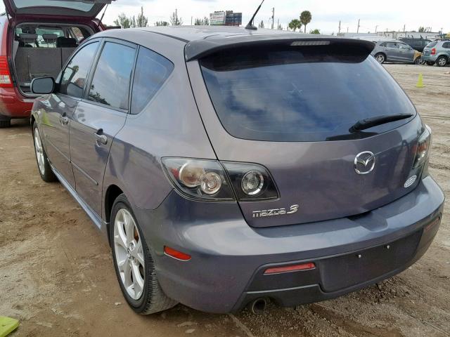 JM1BK343791201832 - 2009 MAZDA 3 S GRAY photo 3