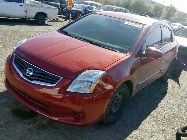 3N1AB6AP5CL706887 - 2012 NISSAN SENTRA 2.0 RED photo 2