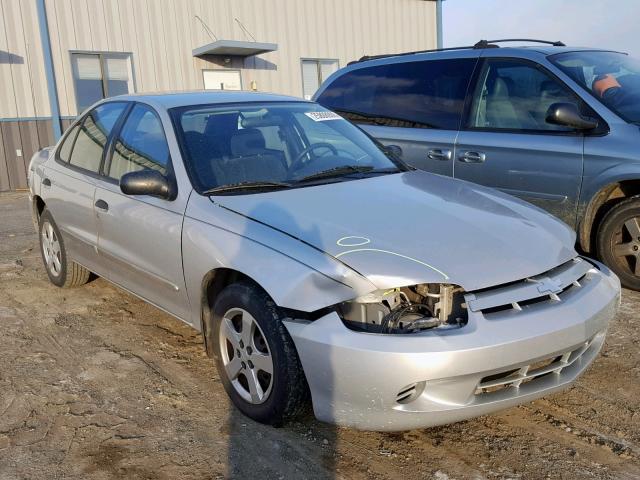 1G1JF52F437296047 - 2003 CHEVROLET CAVALIER L SILVER photo 1