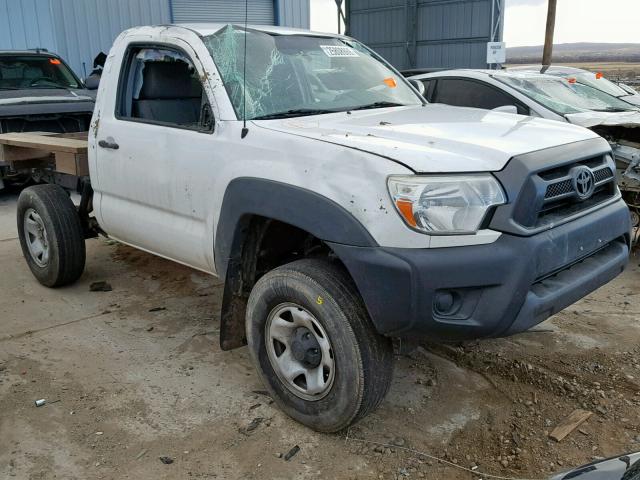 5TFPX4EN9DX015681 - 2013 TOYOTA TACOMA WHITE photo 1