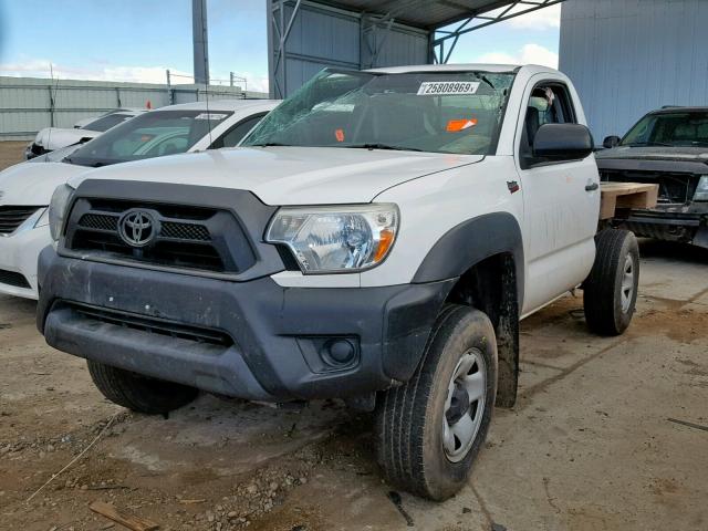 5TFPX4EN9DX015681 - 2013 TOYOTA TACOMA WHITE photo 2