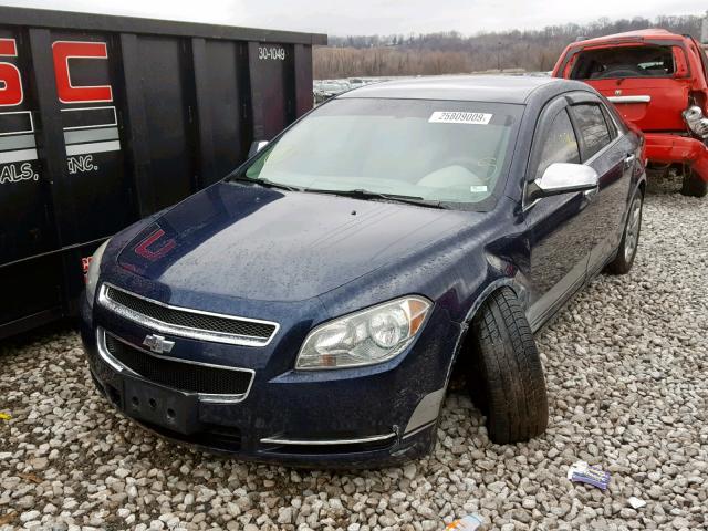 1G1ZG57B994103293 - 2009 CHEVROLET MALIBU LS RED photo 2