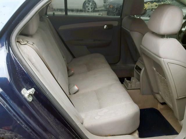 1G1ZG57B994103293 - 2009 CHEVROLET MALIBU LS RED photo 6