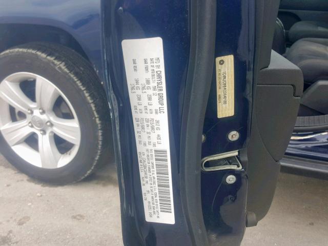 1C4NJCBB4CD640180 - 2012 JEEP COMPASS SP Mavi foto 10