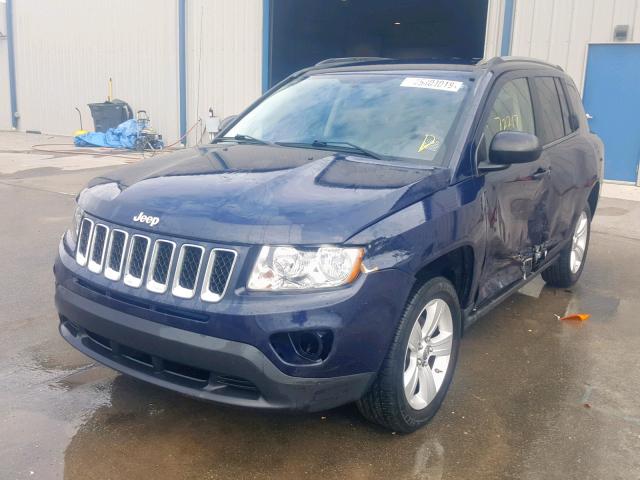 1C4NJCBB4CD640180 - 2012 JEEP COMPASS SP Mavi foto 2