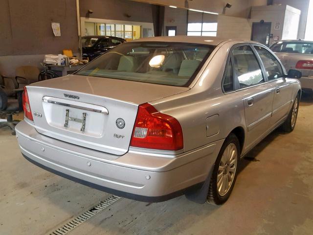 YV1TS592761440819 - 2006 VOLVO S80 2.5T SILVER photo 4