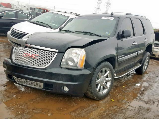 1GKFK63877J405435 - 2007 GMC YUKON DENA BLACK photo 2