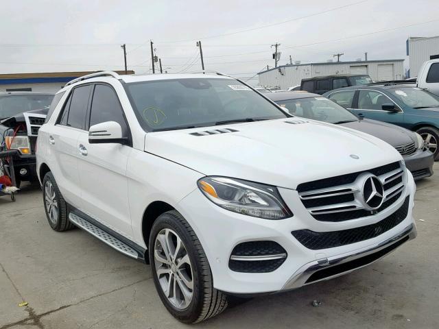 4JGDA5HB1GA662624 - 2016 MERCEDES-BENZ GLE 350 4M WHITE photo 1