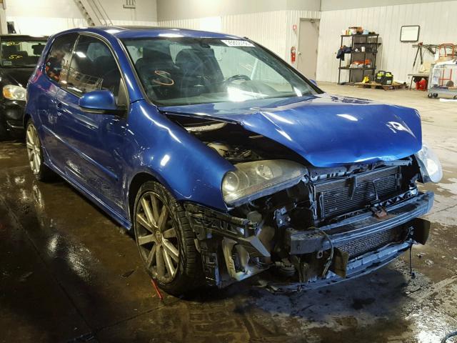 WVWKC71K08W007306 - 2008 VOLKSWAGEN R32 BLUE photo 1