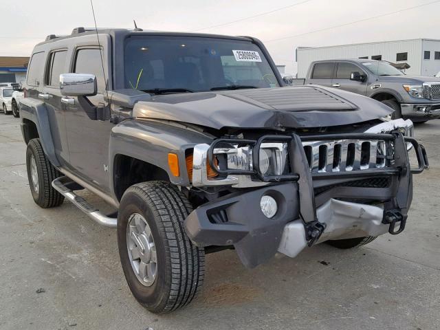 5GTEN13EX98108525 - 2009 HUMMER H3 GRAY photo 1