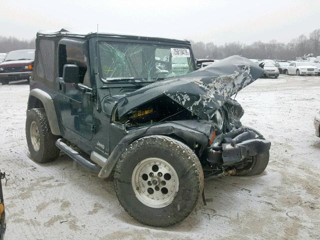 1J4FA29183P358662 - 2003 JEEP WRANGLER / GREEN photo 1