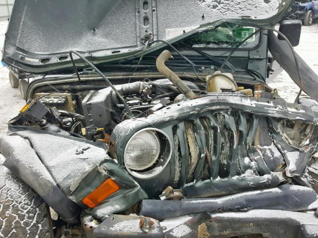 1J4FA29183P358662 - 2003 JEEP WRANGLER / GREEN photo 7