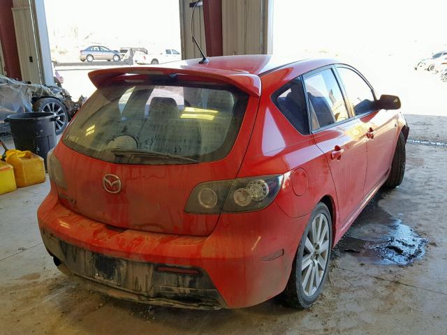 JM1BK34L171623351 - 2007 MAZDA SPEED 3 RED photo 4