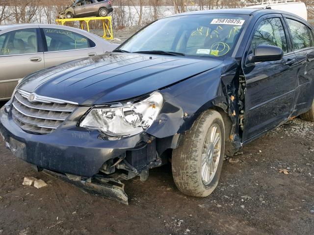 1C3LC56K07N510229 - 2007 CHRYSLER SEBRING TO BLACK photo 9