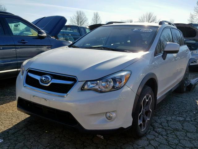 JF2GPAGC6D2833362 - 2013 SUBARU XV CROSSTR WHITE photo 2