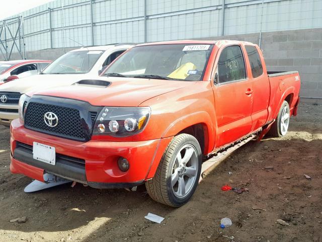 5TETU22N48Z545071 - 2008 TOYOTA TACOMA X-R RED photo 2