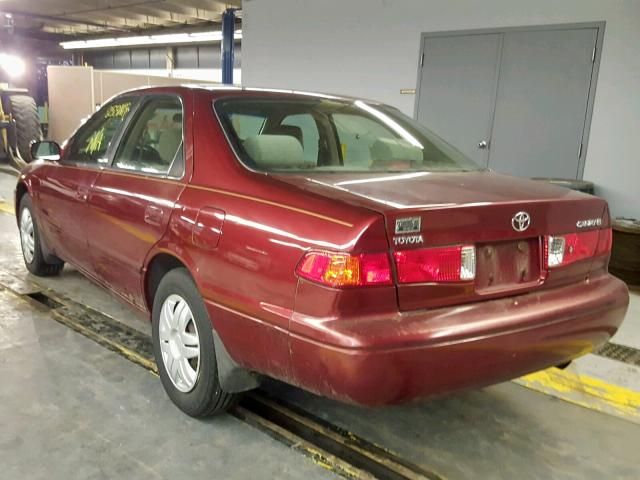 JT2BG22KXY0392701 - 2000 TOYOTA CAMRY CE BURGUNDY photo 3