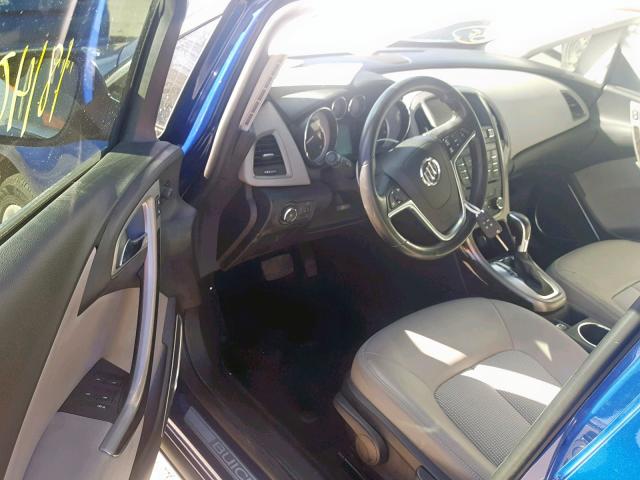 1G4PP5SK2E4110968 - 2014 BUICK VERANO BLUE photo 9