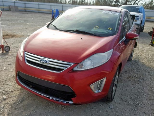 3FADP4CJ2CM150627 - 2012 FORD FIESTA SEL RED photo 2