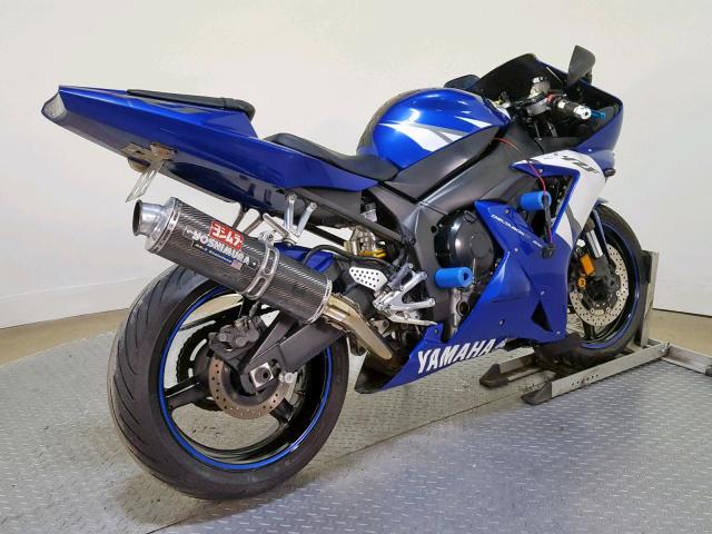 JYARN10E12A000222 - 2002 YAMAHA YZFR1 BLUE photo 8