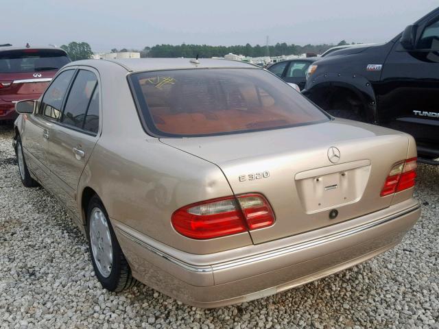 WDBJF65J81B280830 - 2001 MERCEDES-BENZ E 320 GOLD photo 3