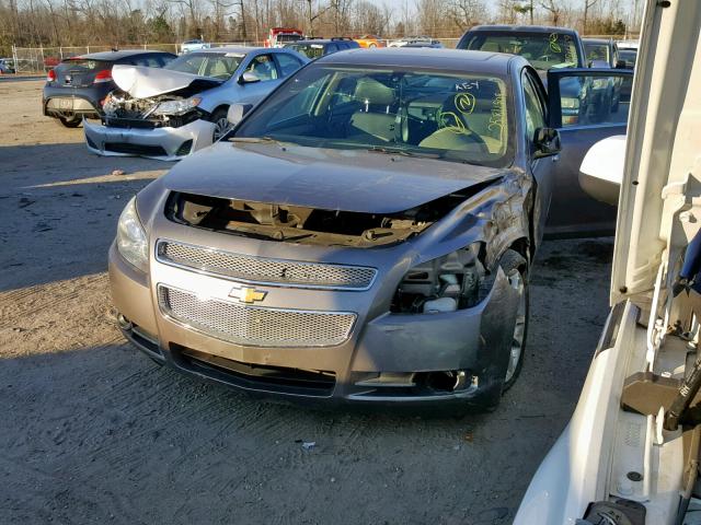 1G1ZE5E03CF217454 - 2012 CHEVROLET MALIBU LTZ GRAY photo 2