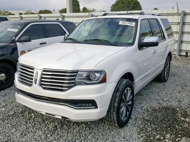 5LMJJ2HT2FEJ06272 - 2015 LINCOLN NAVIGATOR Biały zdjęcie 2