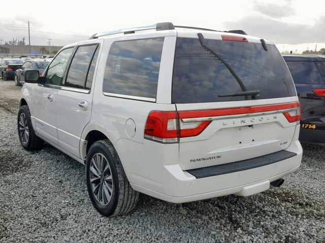 5LMJJ2HT2FEJ06272 - 2015 LINCOLN NAVIGATOR Biały zdjęcie 3