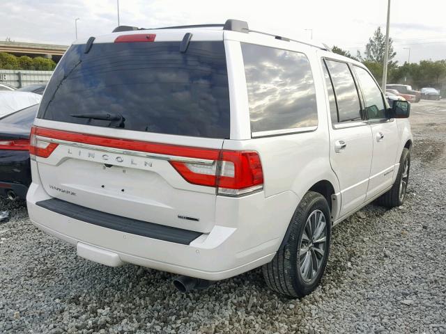 5LMJJ2HT2FEJ06272 - 2015 LINCOLN NAVIGATOR Biały zdjęcie 4