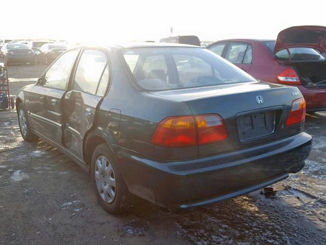 2HGEJ661XYH541264 - 2000 HONDA CIVIC BASE Yaşıl foto 3