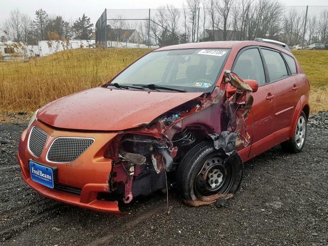 5Y2SL65856Z427230 - 2006 PONTIAC VIBE RED photo 2