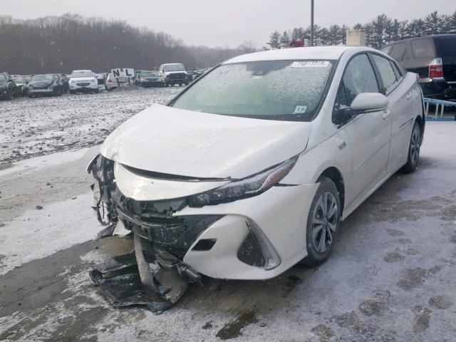 JTDKARFP6H3062883 - 2017 TOYOTA PRIUS PRIM თეთრი ფოტო 2