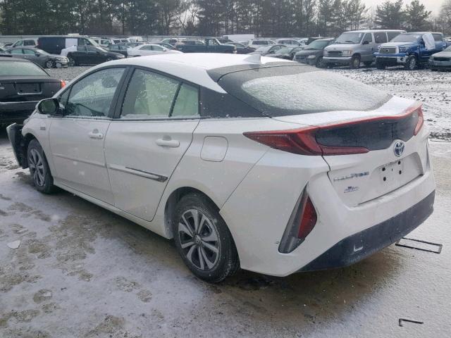 JTDKARFP6H3062883 - 2017 TOYOTA PRIUS PRIM თეთრი ფოტო 3