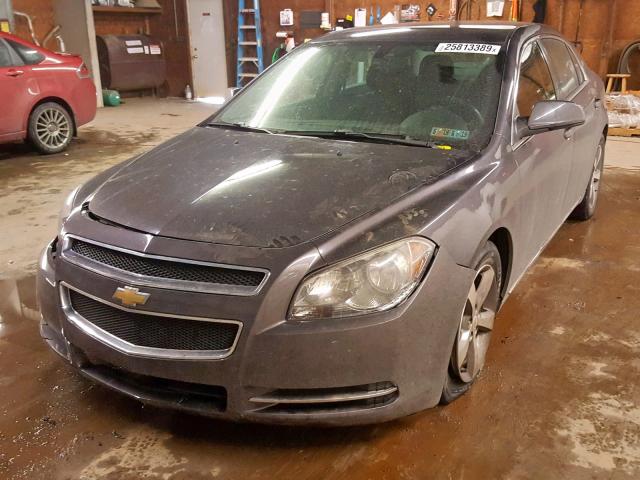 1G1ZC5E16BF147297 - 2011 CHEVROLET MALIBU 1LT ნაცრისფერი ფოტო 2
