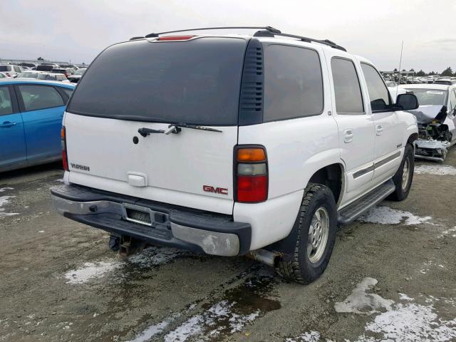 1GKEK13T45J175241 - 2005 GMC YUKON WHITE photo 4