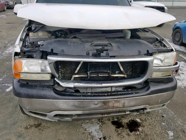 1GKEK13T45J175241 - 2005 GMC YUKON WHITE photo 9