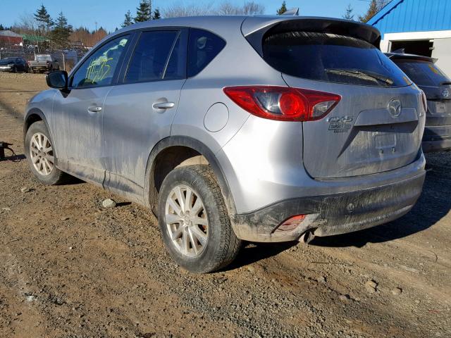 JM3KE2BE7G0610834 - 2016 MAZDA CX-5 SPORT SILVER photo 3