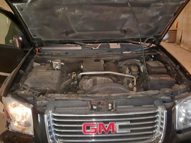 1GKDT13S082119408 - 2008 GMC ENVOY BLACK photo 7