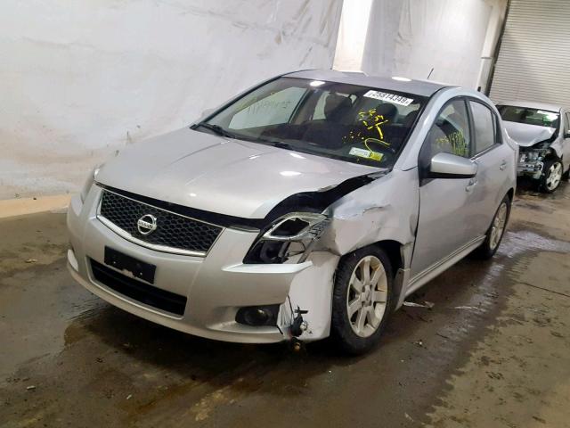 3N1AB6AP9AL683045 - 2010 NISSAN SENTRA 2.0 SILVER photo 2