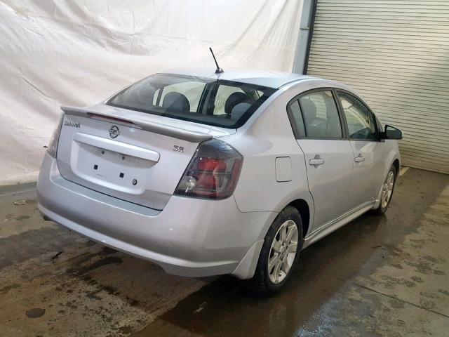 3N1AB6AP9AL683045 - 2010 NISSAN SENTRA 2.0 SILVER photo 4