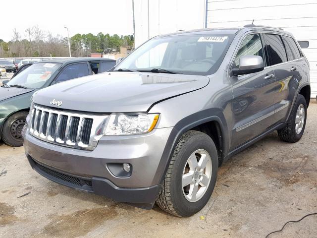 1C4RJEAG1DC538384 - 2013 JEEP GRAND CHER GRAY photo 2