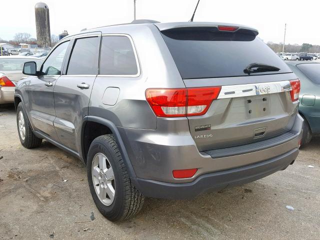 1C4RJEAG1DC538384 - 2013 JEEP GRAND CHER GRAY photo 3