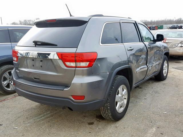 1C4RJEAG1DC538384 - 2013 JEEP GRAND CHER GRAY photo 4