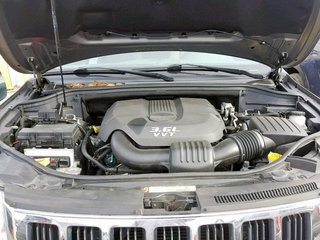 1C4RJEAG1DC538384 - 2013 JEEP GRAND CHER GRAY photo 7