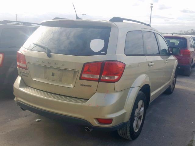 3D4PG1FG1BT551180 - 2011 DODGE JOURNEY MA GOLD photo 4