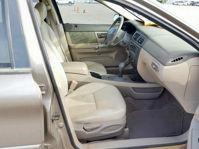 1FAFP55S52G108188 - 2002 FORD TAURUS SES BEIGE photo 5