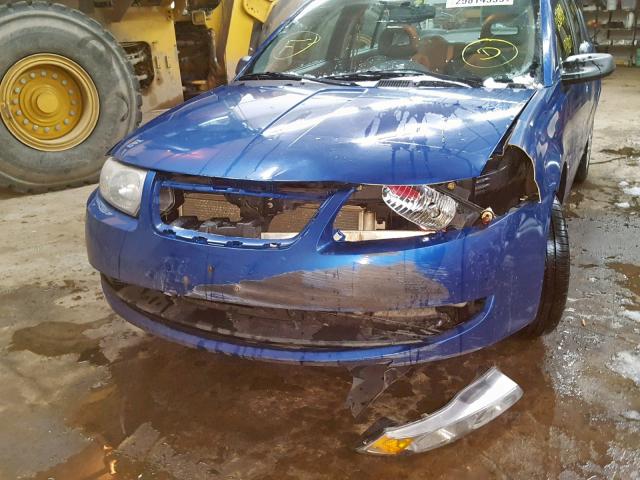 1G8AZ55FX6Z173754 - 2006 SATURN ION LEVEL BLUE photo 9